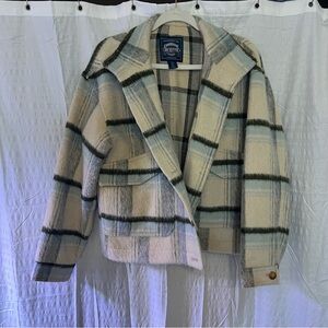 Adorable Cropped Flannel Jacket